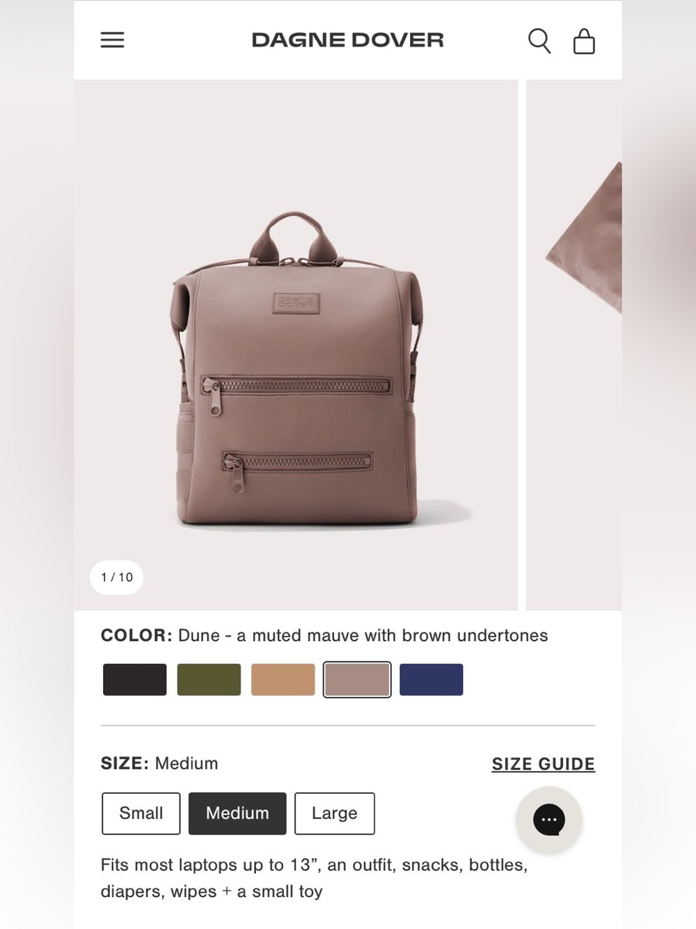 Dagne Dover INDI NEOPRENE DIAPER BACKPACK